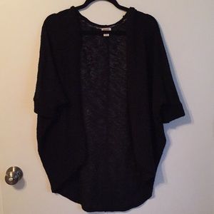 Black cardigan